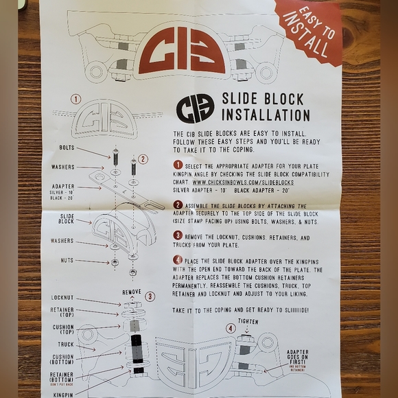 CIB Slide blocks custom bedazzled gold size medium - Picture 6 of 6